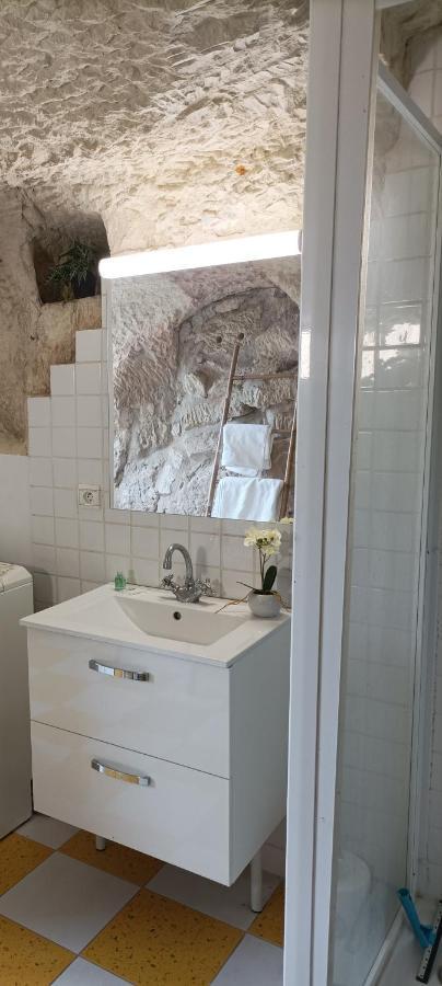 Gite Des Perreyeurs - Maison Troglodyte Avec Vue Sur Loire Montsoreau Eksteriør billede