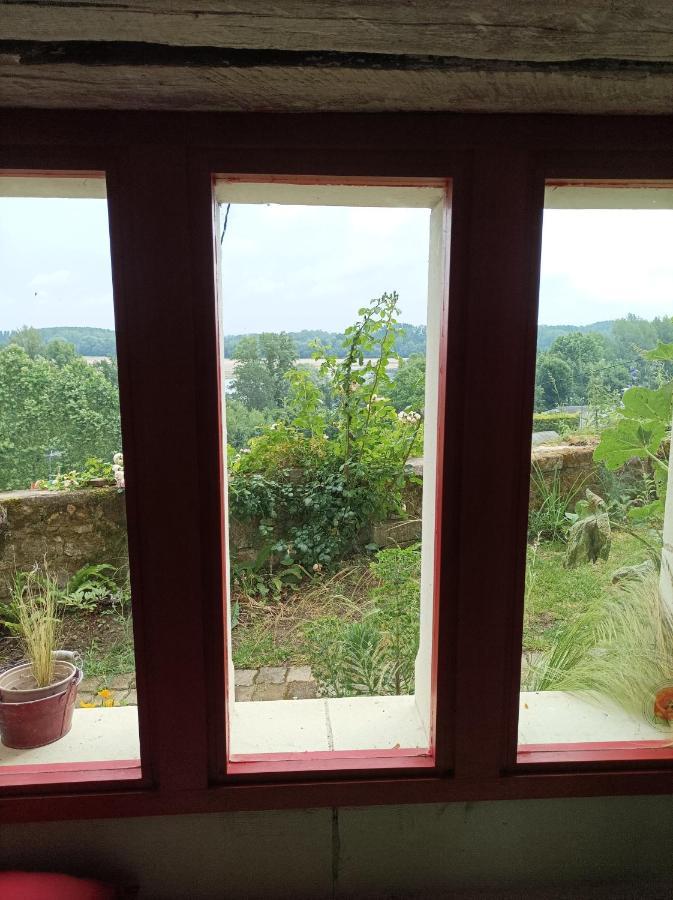 Gite Des Perreyeurs - Maison Troglodyte Avec Vue Sur Loire Montsoreau Eksteriør billede